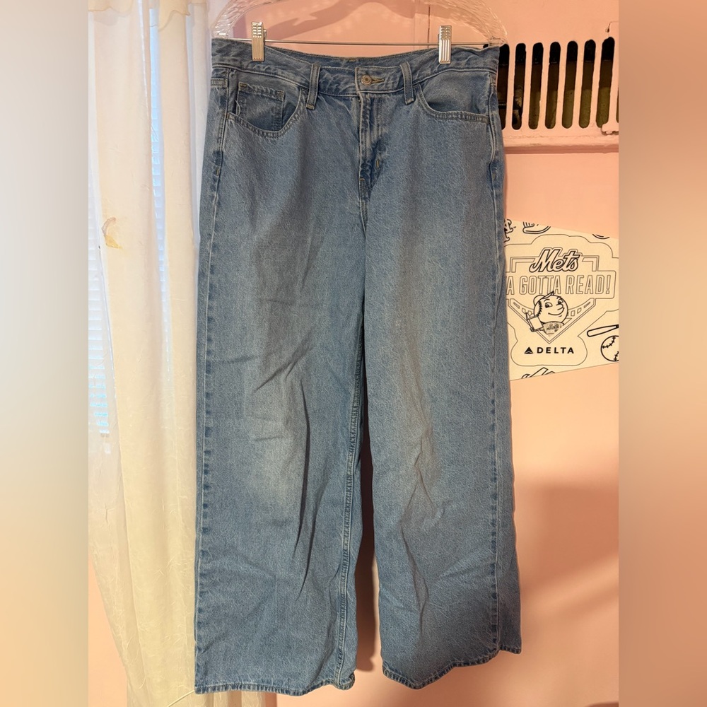 Old Navy Mid-Rise Wow Baggy Wide Leg